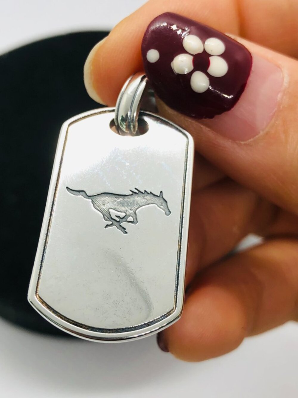 James Avery Southern Methodist University Classic Tag Pendant